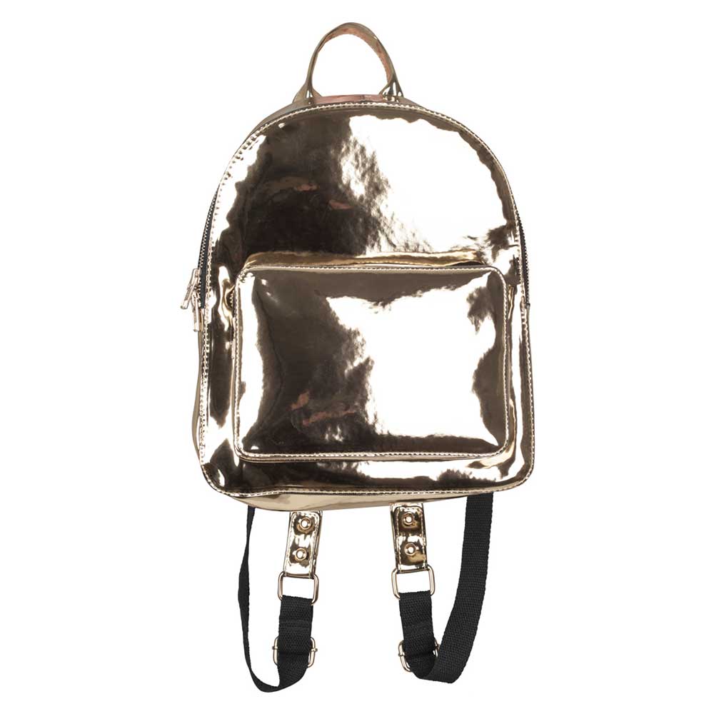 Urban Classics - Midi Metallic Backpack - Gold coloured